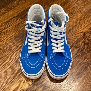 Blue Women’s Vans High Tops 7.5